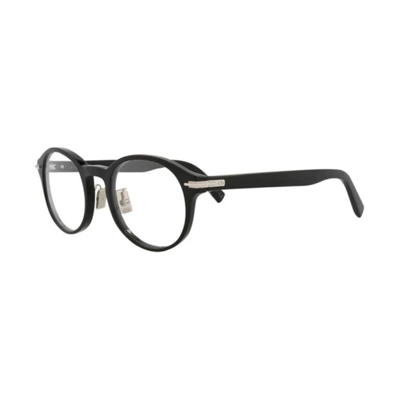 NEW DIOR BLACK MEN ROUND DIOR EYEGLASSES - Picture 1 of 3